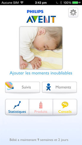 application philips avent