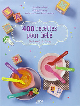 Livre Petits pots maison pour bébé pour enfant de 3 mois à 3 ans