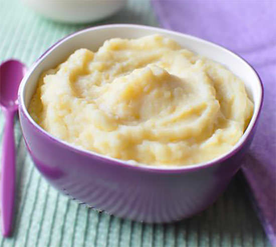 purée de pommes de terre bébé